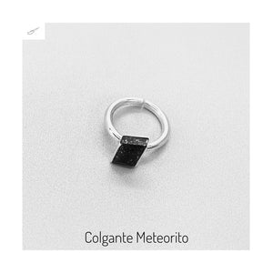 Anillo Meteorito 12 - Condrito H5 - Los Vientos 003 - Colección Nebulosa