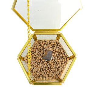 Cofre Sensorial Meteorito 17 - Condrito H5 - Los Vientos 003 - Colección Deco