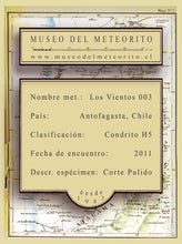 Souvenir Museo del Meteorito 84