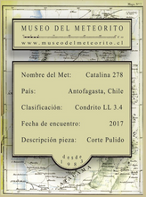 Souvenir Museo del Meteorito 30