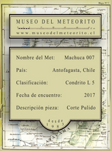 Souvenir Museo del Meteorito 34