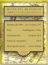 Souvenir Museo del Meteorito 50